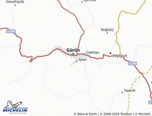 Mappa MICHELIN Kurultay - ViaMichelin