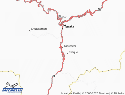 Carte MICHELIN Tarucachi - ViaMichelin