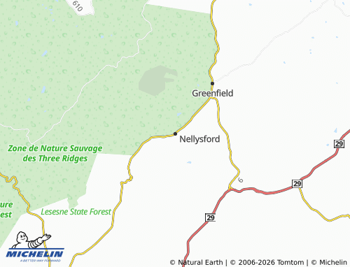 Mappa MICHELIN Nellysford - ViaMichelin