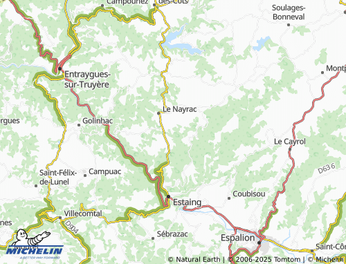 Carte MICHELIN Le Bancarel - ViaMichelin