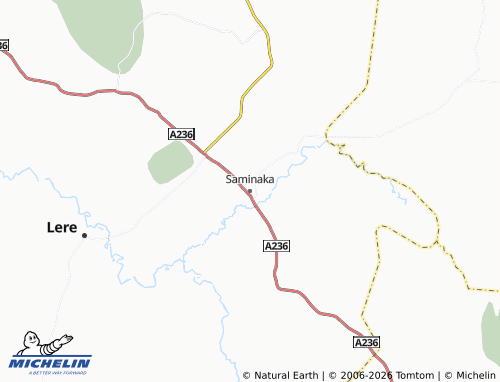 Mappa MICHELIN Saminaka - ViaMichelin