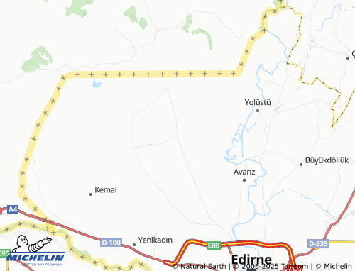 MICHELIN-Landkarte Sarayakpınar - ViaMichelin