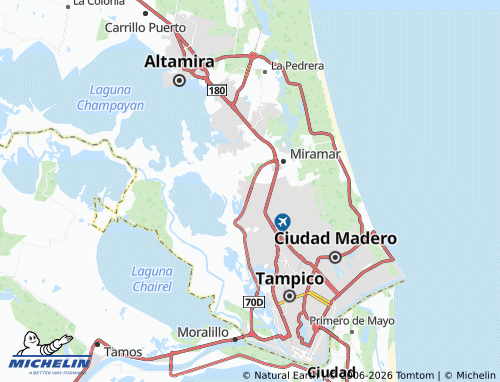 Mappa MICHELIN Miradores de la Presa - ViaMichelin
