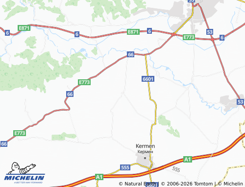Mappa MICHELIN Kovachite - ViaMichelin