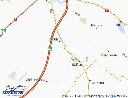 Mappa MICHELIN Lanurile - ViaMichelin