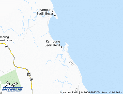 MICHELIN-Landkarte Kampung Sedili Kecil - ViaMichelin