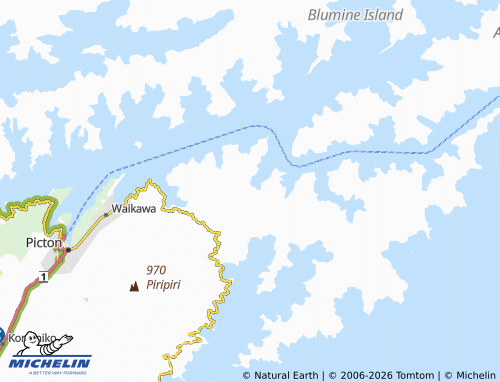 Mapa MICHELIN Maraetai Bay - ViaMichelin