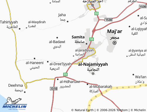 MICHELIN-Landkarte al-Jaradiyyah - ViaMichelin