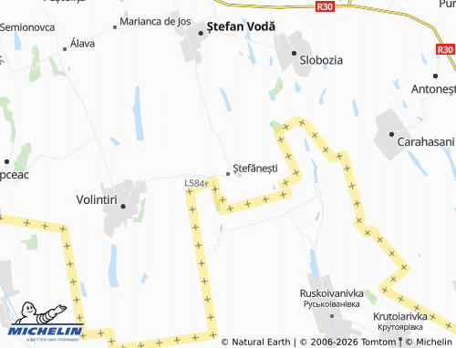 MICHELIN Ștefănești map - ViaMichelin