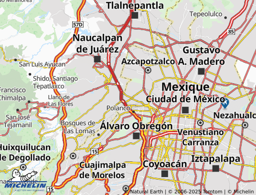 MICHELIN Tata Lázaro map - ViaMichelin
