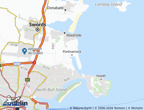 Mapa MICHELIN Portmarnock - ViaMichelin