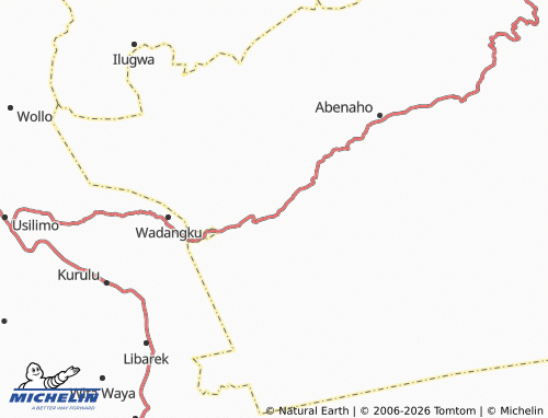 MICHELIN Abagima map - ViaMichelin