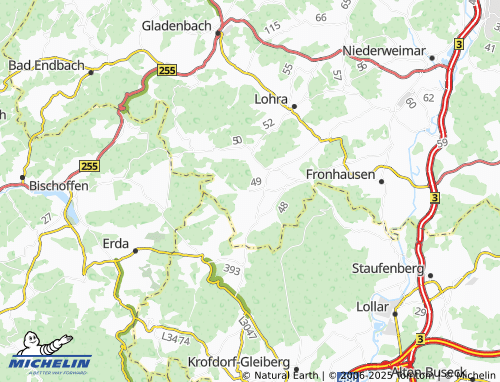 MICHELIN Weipoltshausen map - ViaMichelin