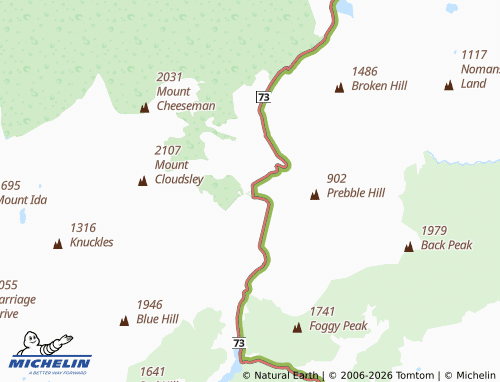 Mapa MICHELIN Castle Hill - ViaMichelin