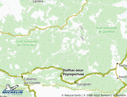 MICHELIN Massac map - ViaMichelin
