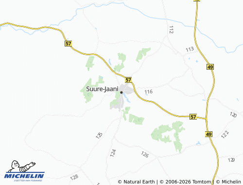 Mappa MICHELIN Suure-Jaani - ViaMichelin