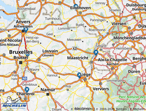 Kaart MICHELIN Hasselt - ViaMichelin