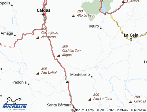 Mappa MICHELIN La Honda - ViaMichelin