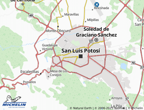MICHELIN Terrazas map - ViaMichelin