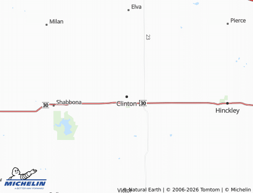 Mappa MICHELIN Clinton - ViaMichelin