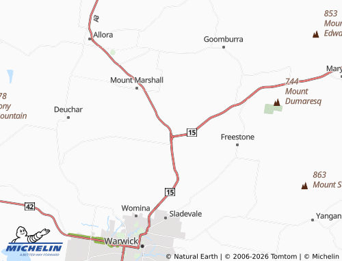 Mapa MICHELIN Glengallan - ViaMichelin