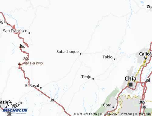 Mappa MICHELIN La Yeguera - ViaMichelin