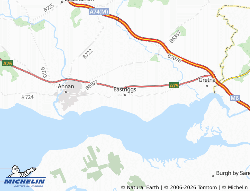 MICHELIN Eastriggs map - ViaMichelin