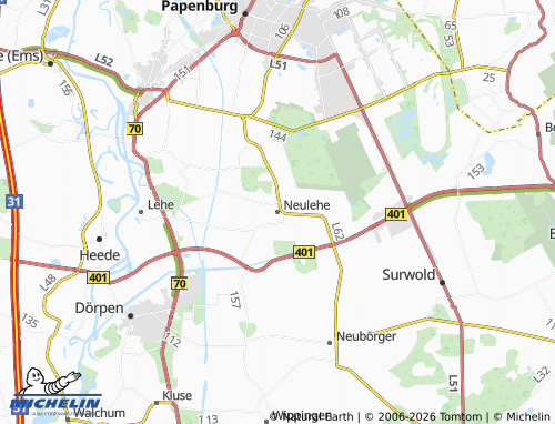 MICHELIN Neulehe map - ViaMichelin