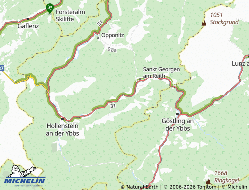 MICHELIN Königsbergau map - ViaMichelin