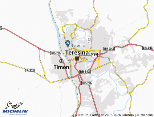Carte MICHELIN Teresina - ViaMichelin