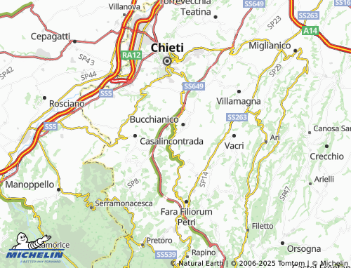 Carte MICHELIN Pozzo Nuovo - ViaMichelin