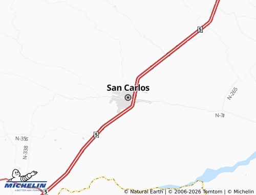 Mappa MICHELIN San Carlos - ViaMichelin