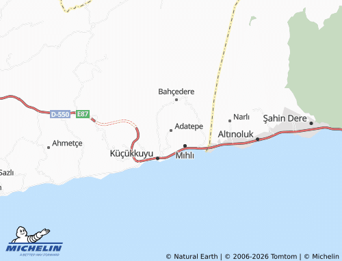 MICHELIN Adatepe map - ViaMichelin