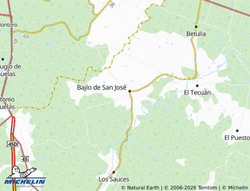 Mapa MICHELIN El Rangel - ViaMichelin