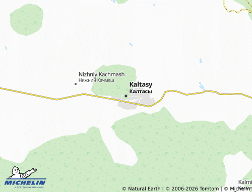 MICHELIN-Landkarte Kaltasy - ViaMichelin