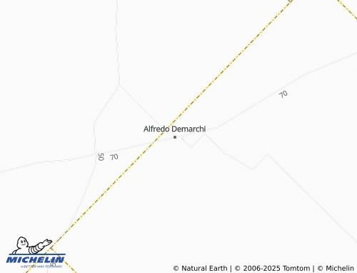 Mapa MICHELIN Alfredo Demarchi (Est. Facundo Quiroga) - ViaMichelin
