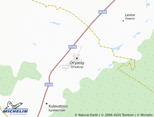 MICHELIN Ot'yassy map - ViaMichelin
