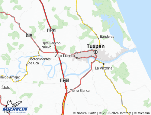 Mapa MICHELIN Villa Guadalupe - ViaMichelin