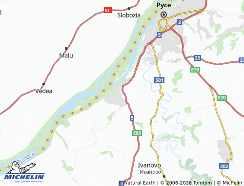 Mappa MICHELIN vz Ruse - ViaMichelin