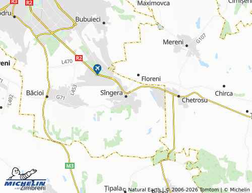 Mappa MICHELIN Sîngera - ViaMichelin