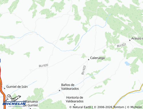 MICHELIN Valdeande map - ViaMichelin
