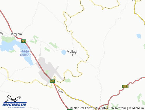 Carte MICHELIN Mullagh - ViaMichelin
