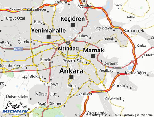 Mappa MICHELIN Fakülteler - ViaMichelin