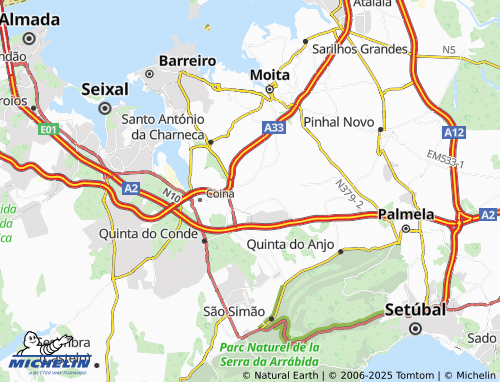 Carte MICHELIN Bairro dos Marinheiros - ViaMichelin