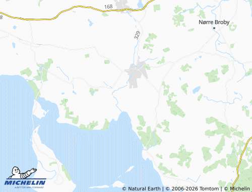 MICHELIN-Landkarte Strandby - ViaMichelin