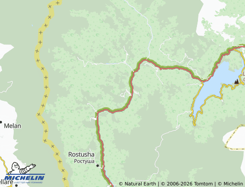 Mapa MICHELIN Vrbjani - ViaMichelin