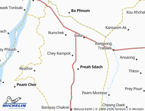 Mappa MICHELIN Chey Kampok - ViaMichelin