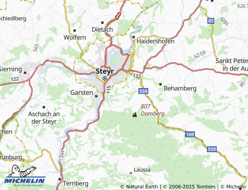 Carte MICHELIN Erdsegen - ViaMichelin