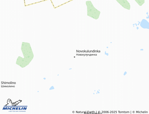 MICHELIN Novokulundinka map - ViaMichelin