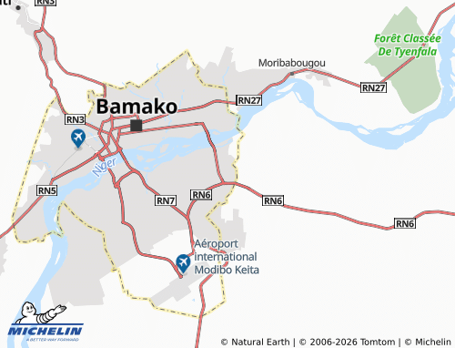 MICHELIN Yirimadjo map - ViaMichelin